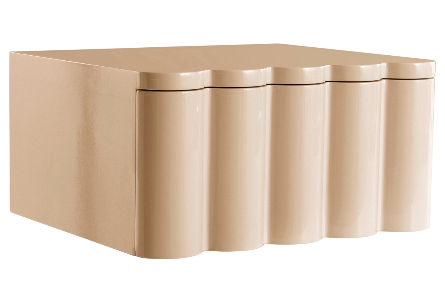 Jotex Béžový závěsný noční stolek VALLMO 40 x 35 cm