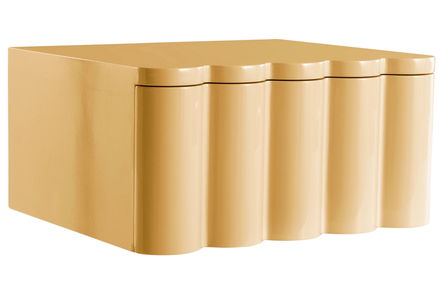 Jotex Žlutý závěsný noční stolek VALLMO 40 x 35 cm