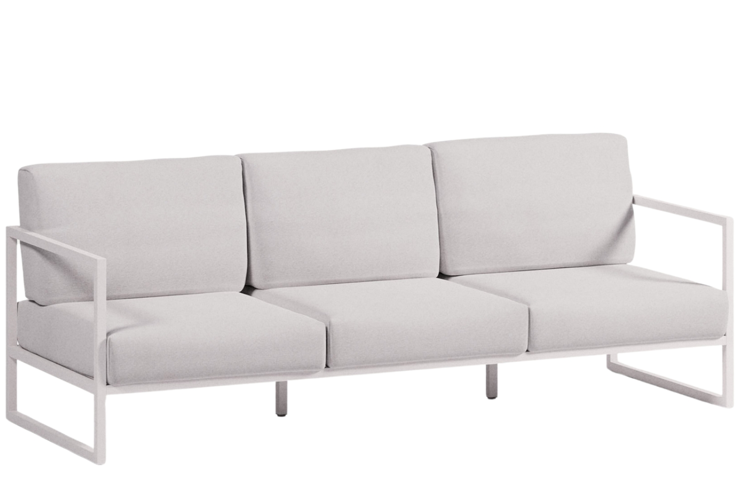 Kave Home Bílá zahradní pohovka Comova 225 cm