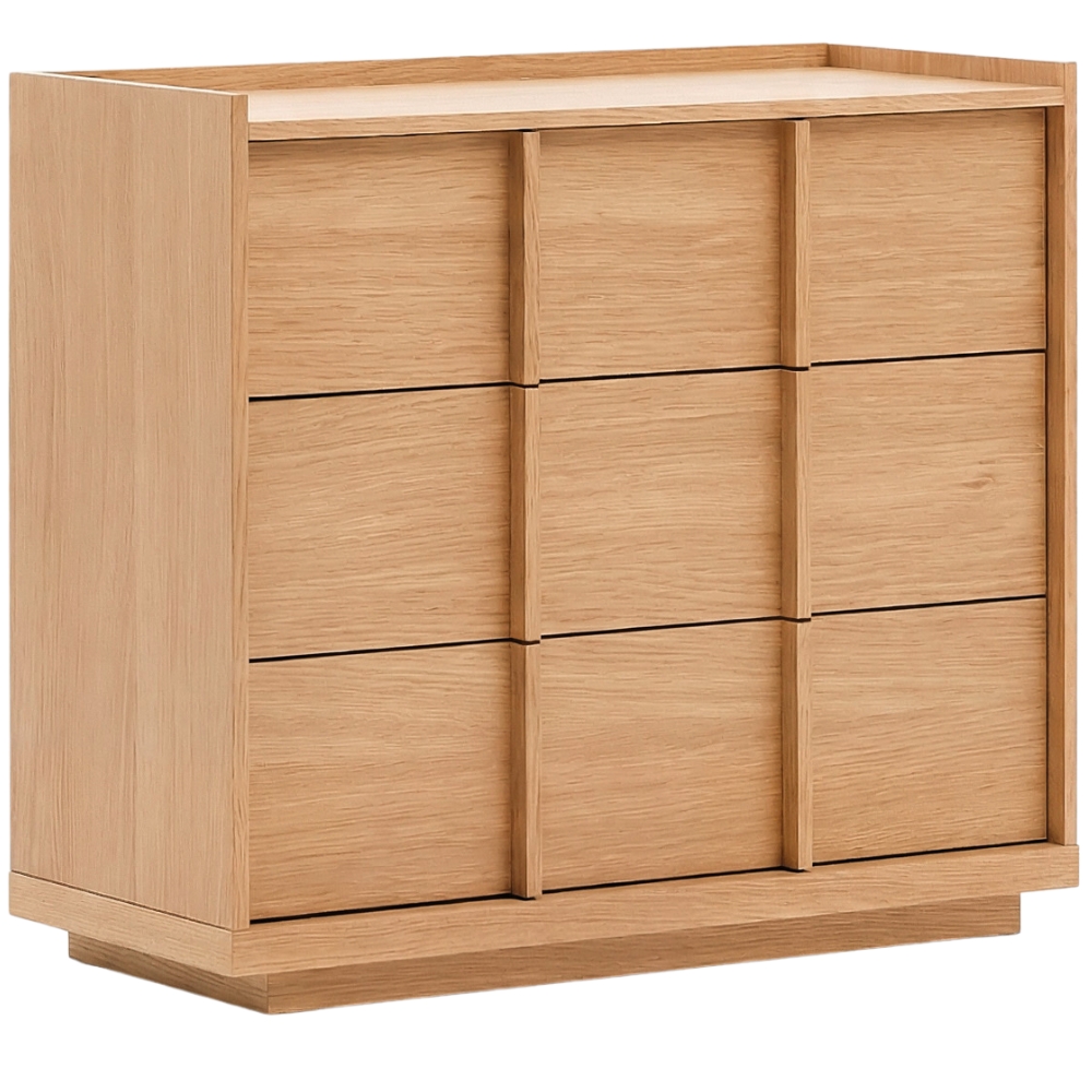 Kave Home Dubová komoda Onix 100 x 50 cm