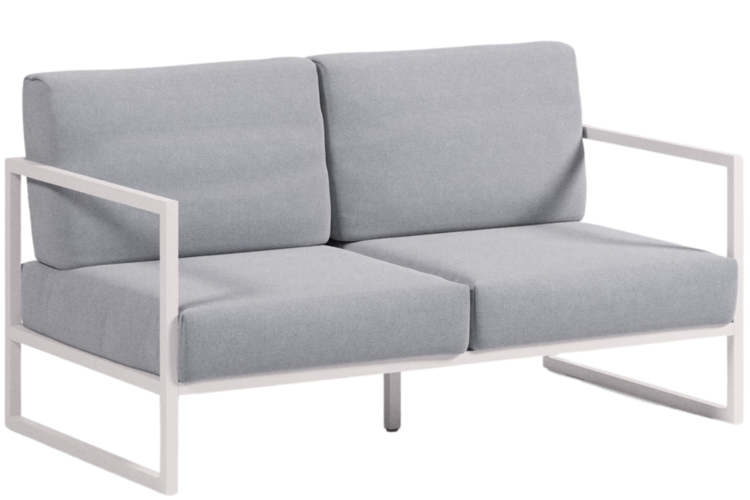 Kave Home Modro-bílá zahradní pohovka Comova 152 cm