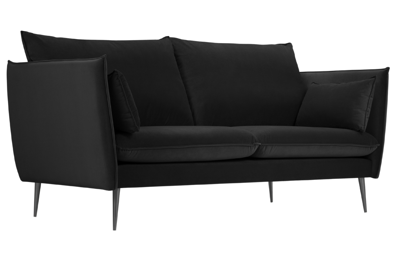 Micadoni Sametová dvoumístná pohovka AGATE 158 cm – vystavený kus