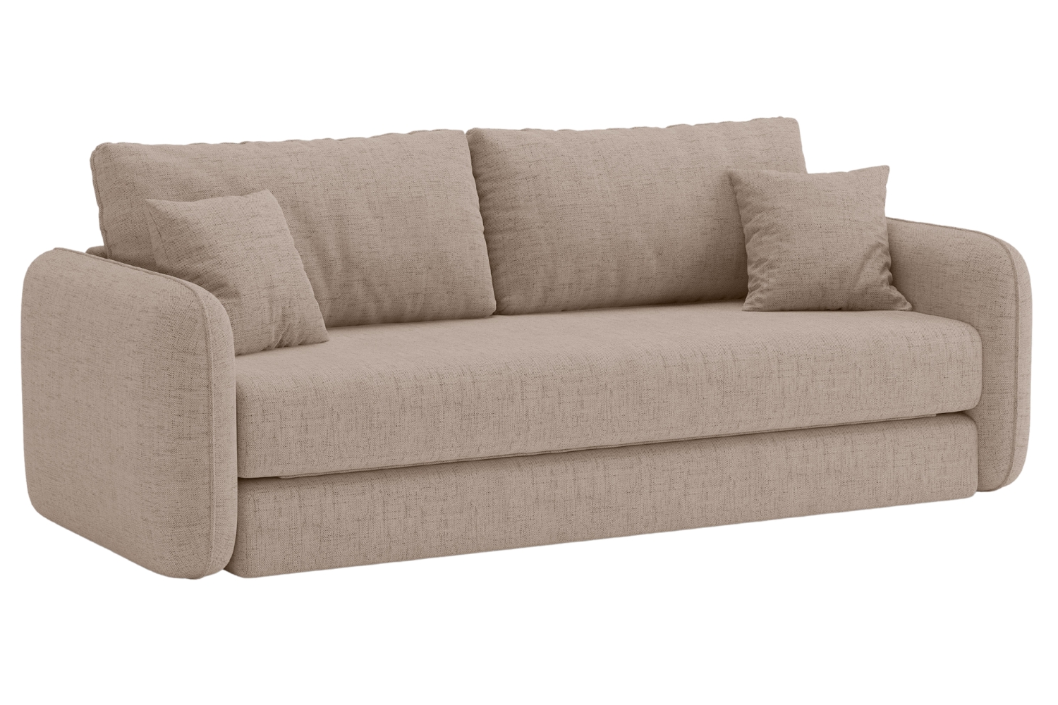 Micadoni Světle hnědá rozkládací pohovka Dormi 225 cm