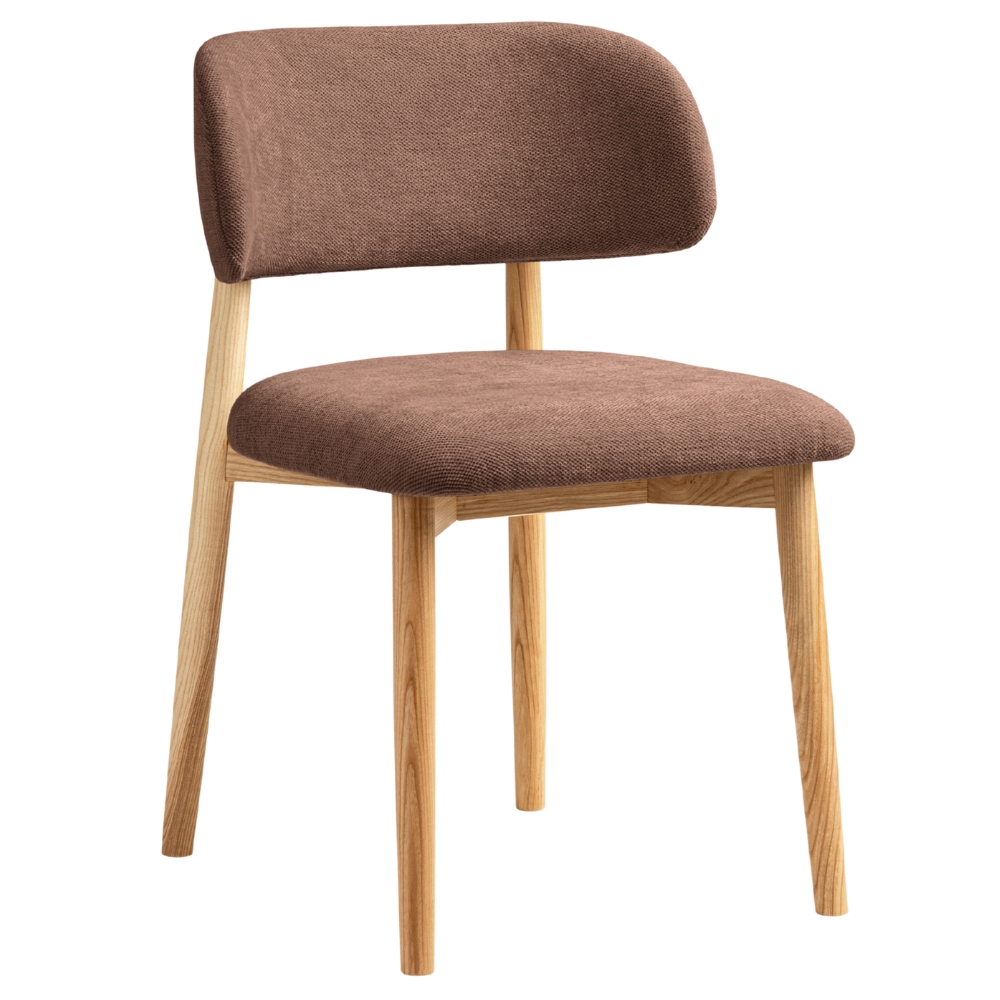 Micadoni Tmavě růžová jídelní židle Evan