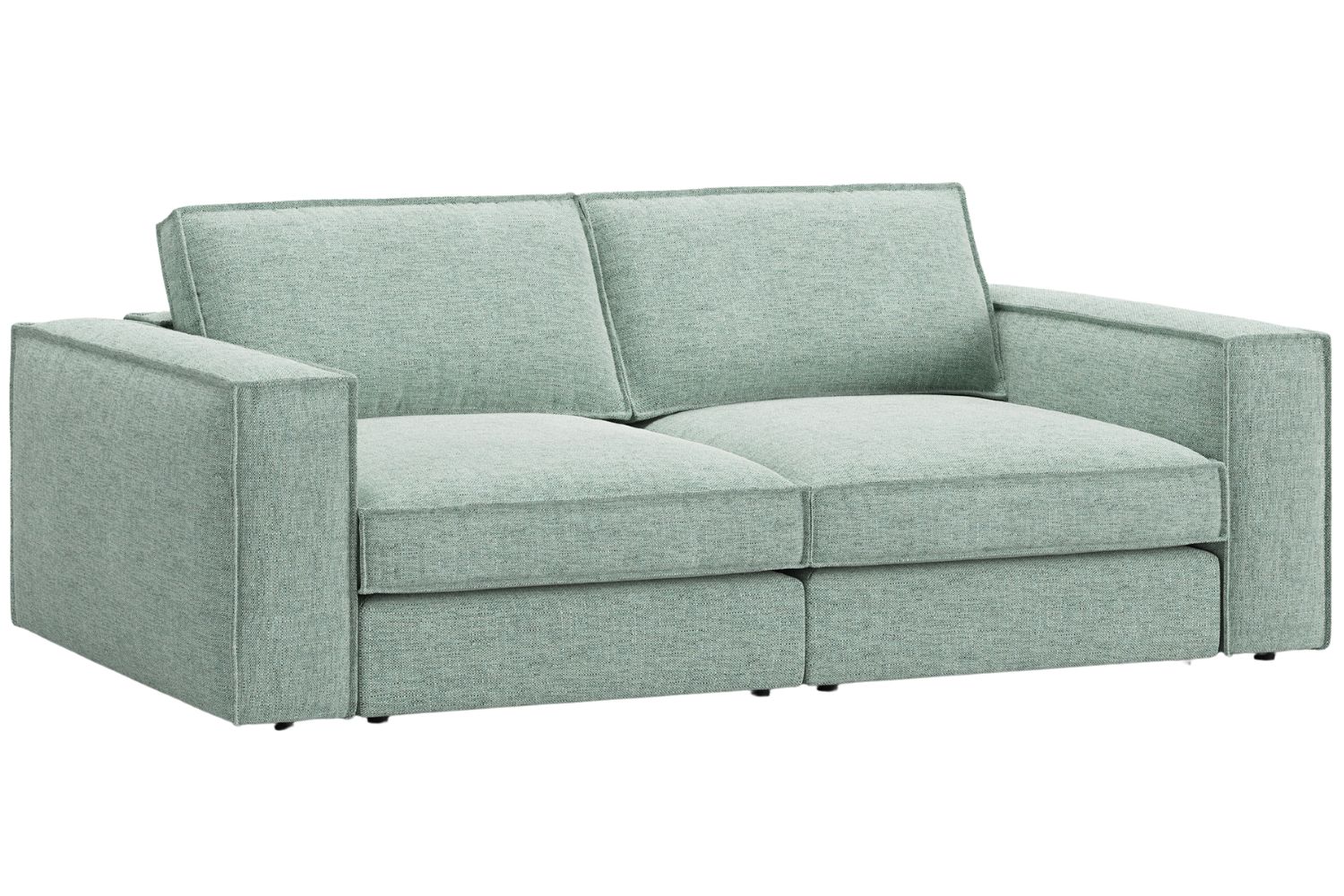 Micadoni Zelená trojmístná pohovka Pola 236 cm