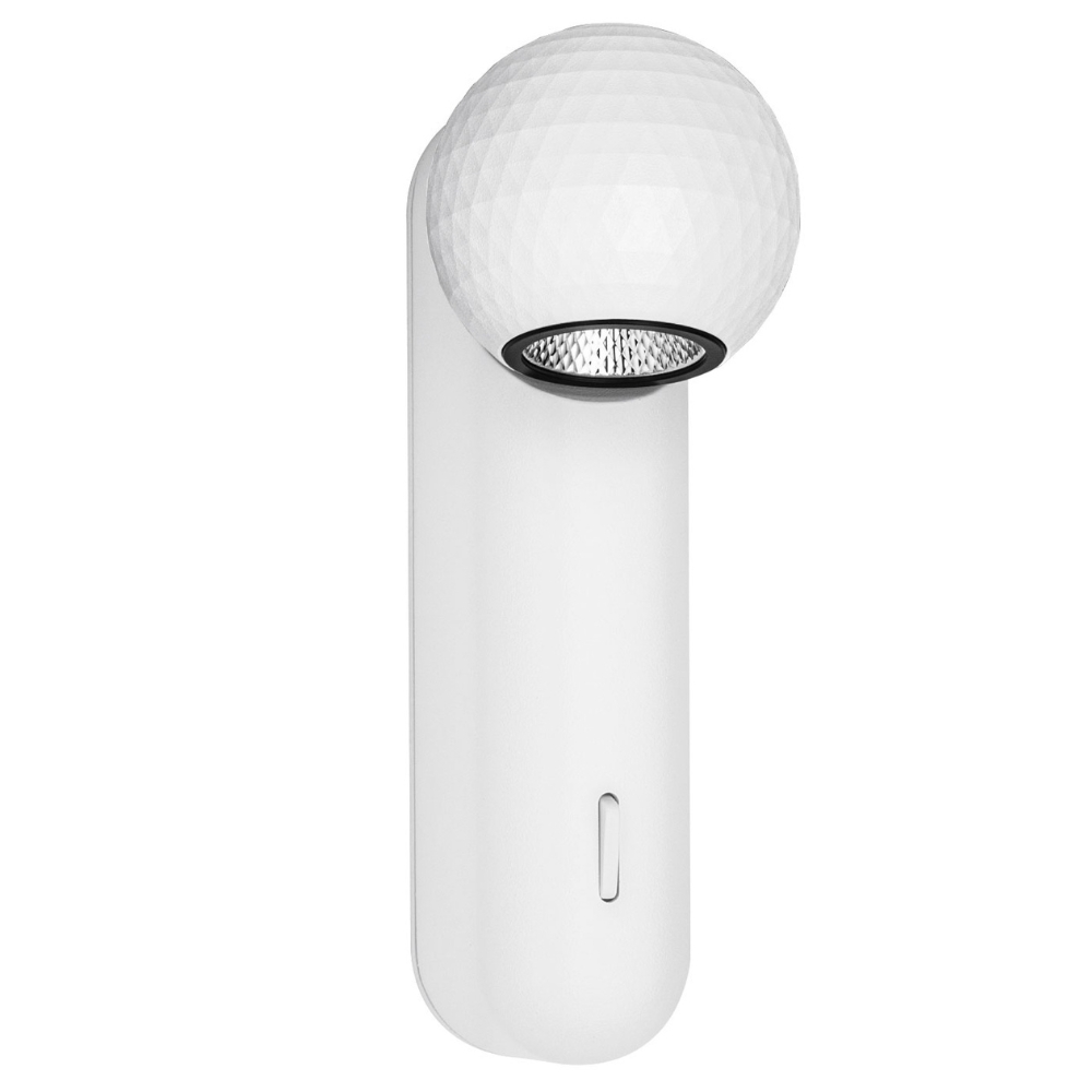 Nova Luce Bílé kovové nástěnné LED světlo Notic