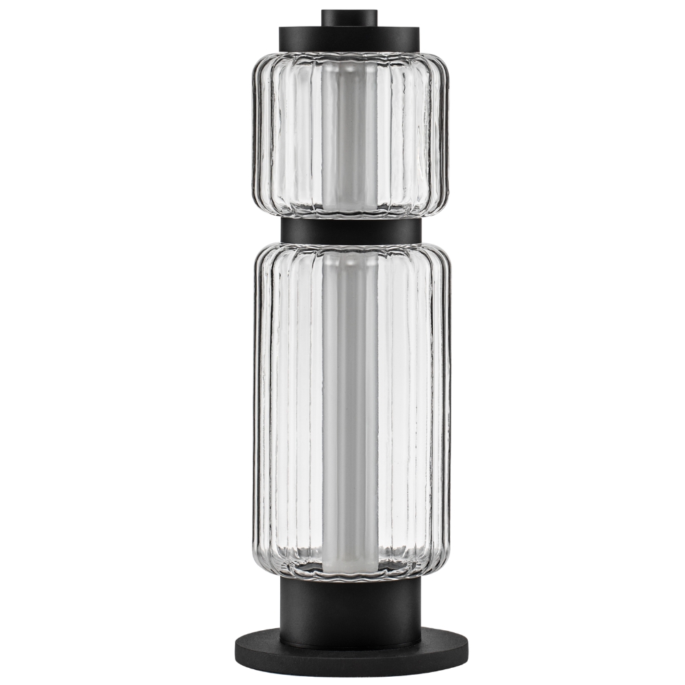 Nova Luce Skleněná stolní LED lampa Liessa