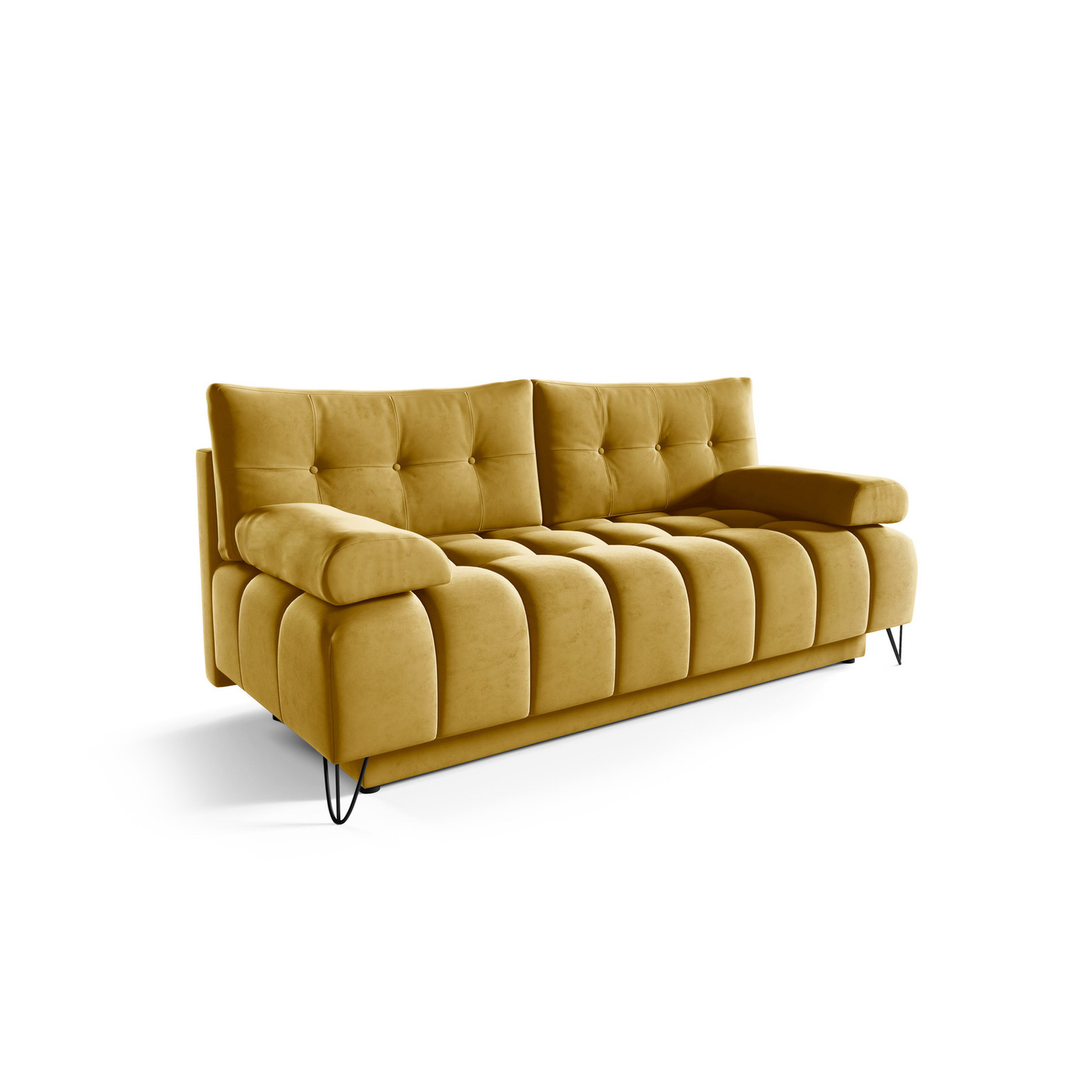 Rozkládací pohovka Broadway Žlutá