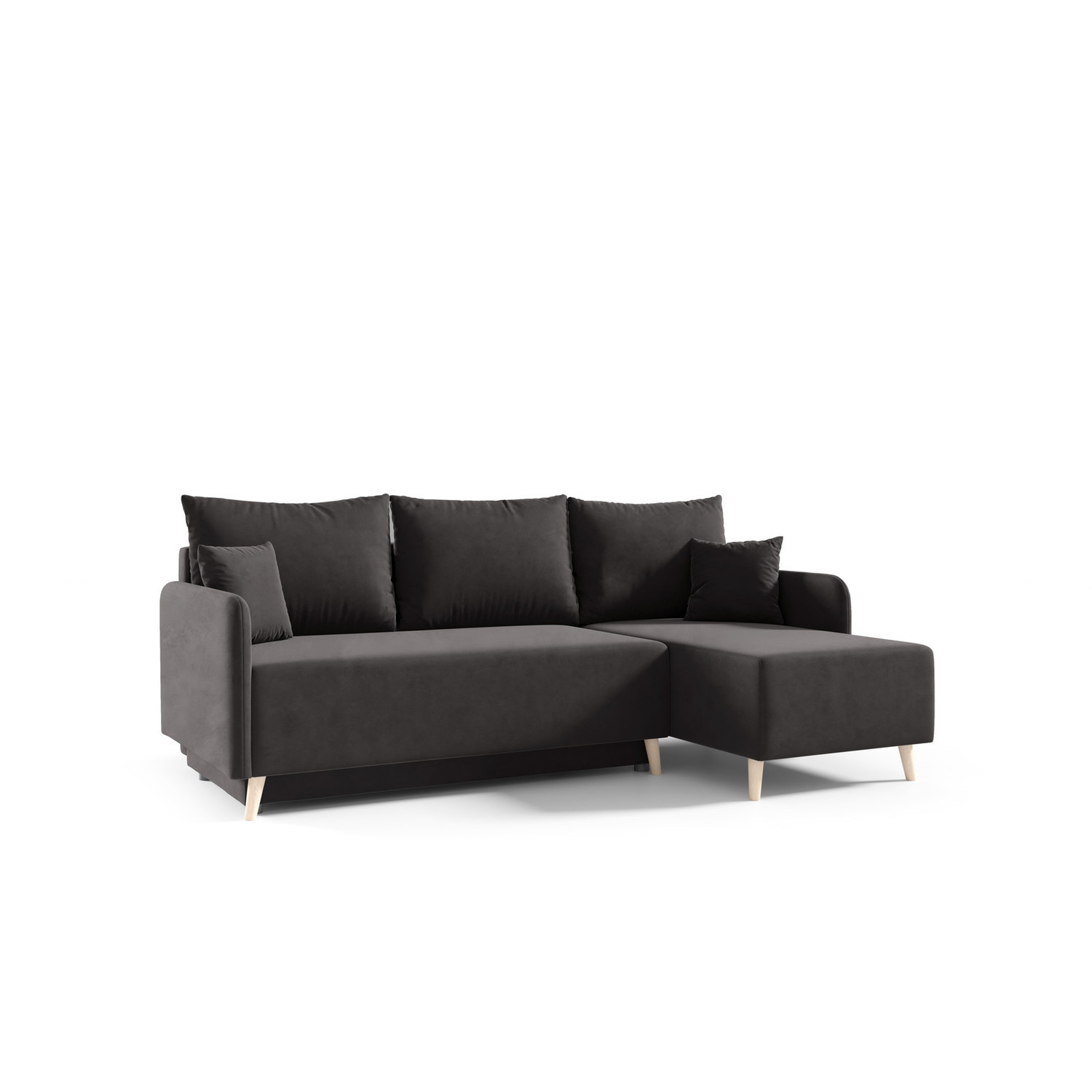 Rohová sedací souprava Viva Šedá II