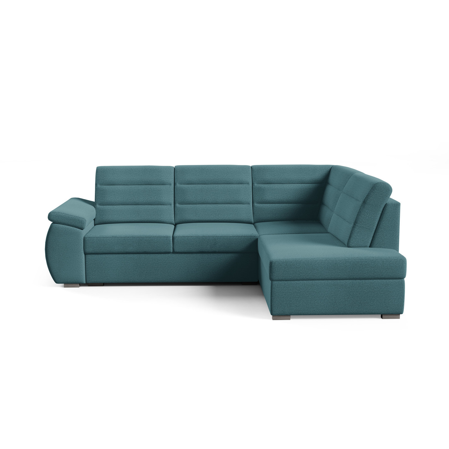 Rohová sedací souprava ASPEN Pravá Modrá