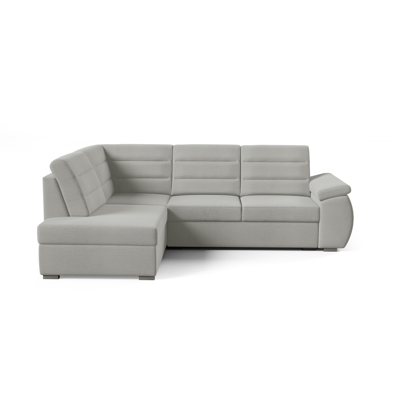 Rohová sedací souprava ASPEN Levá Šedá II