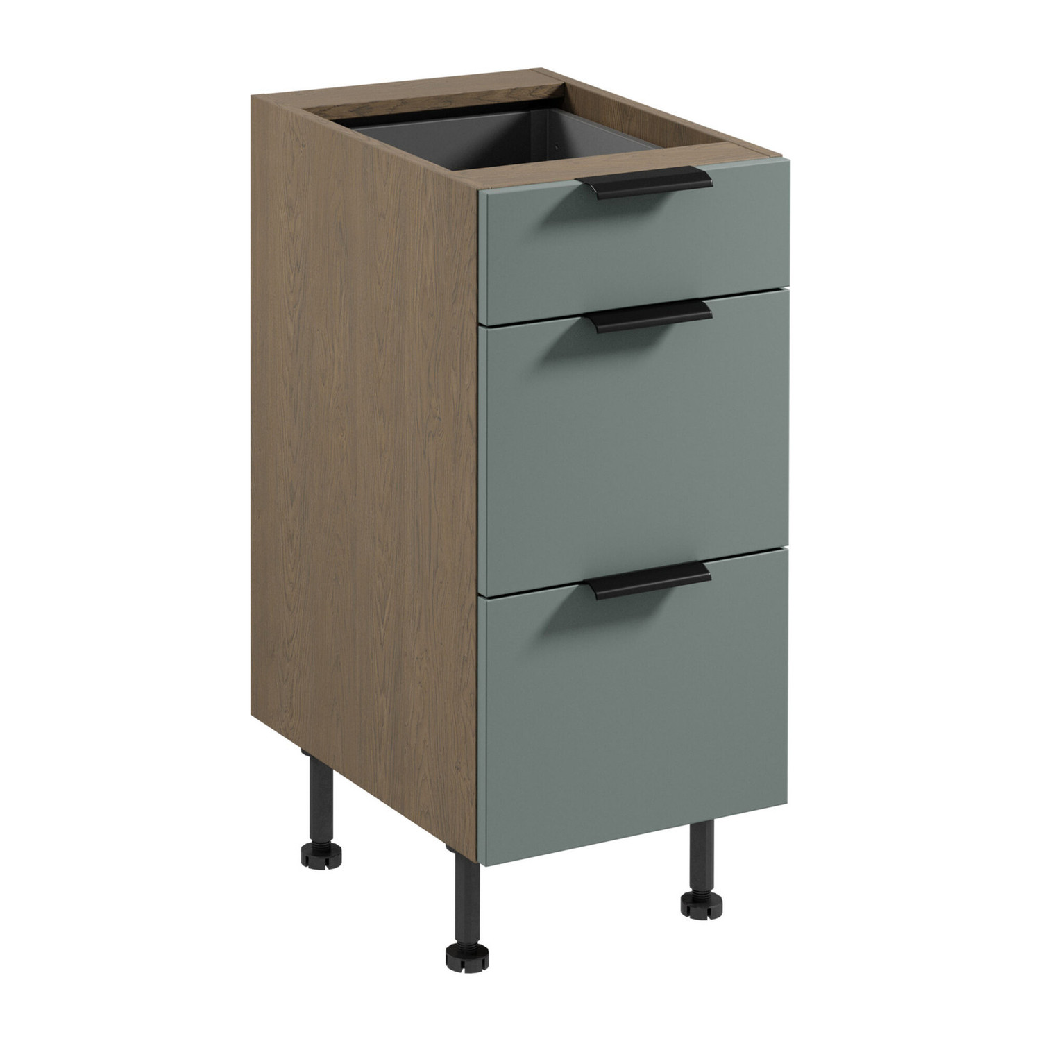 Kuchyňská skříňka SORENTO D40S3 - P/L AX -  Baltic Storm Zelená