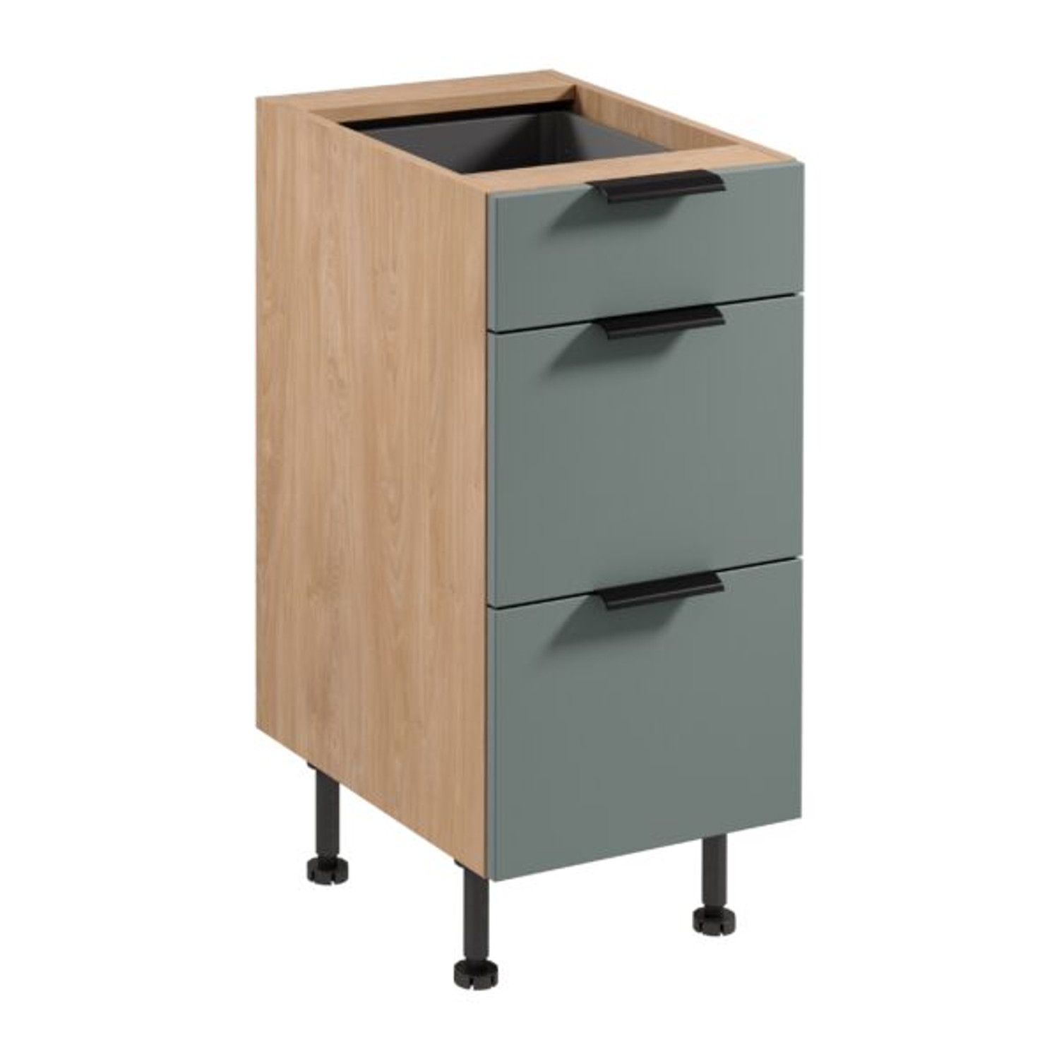 Kuchyňská skříňka SORENTO D40S3 - P/L AX - Puccini Zelená