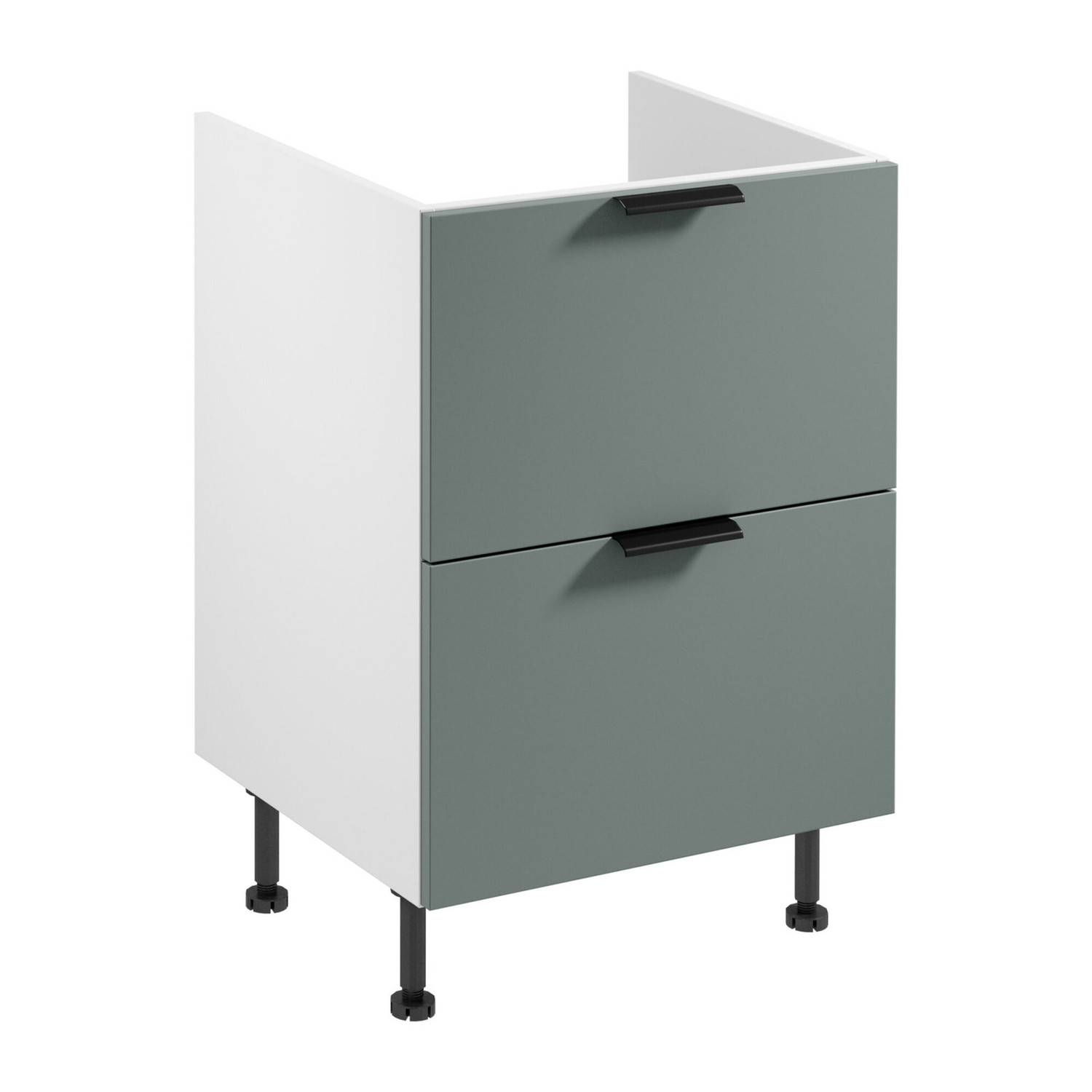 Kuchyňská skříňka SORENTO D60IN AX - bílá Zelená