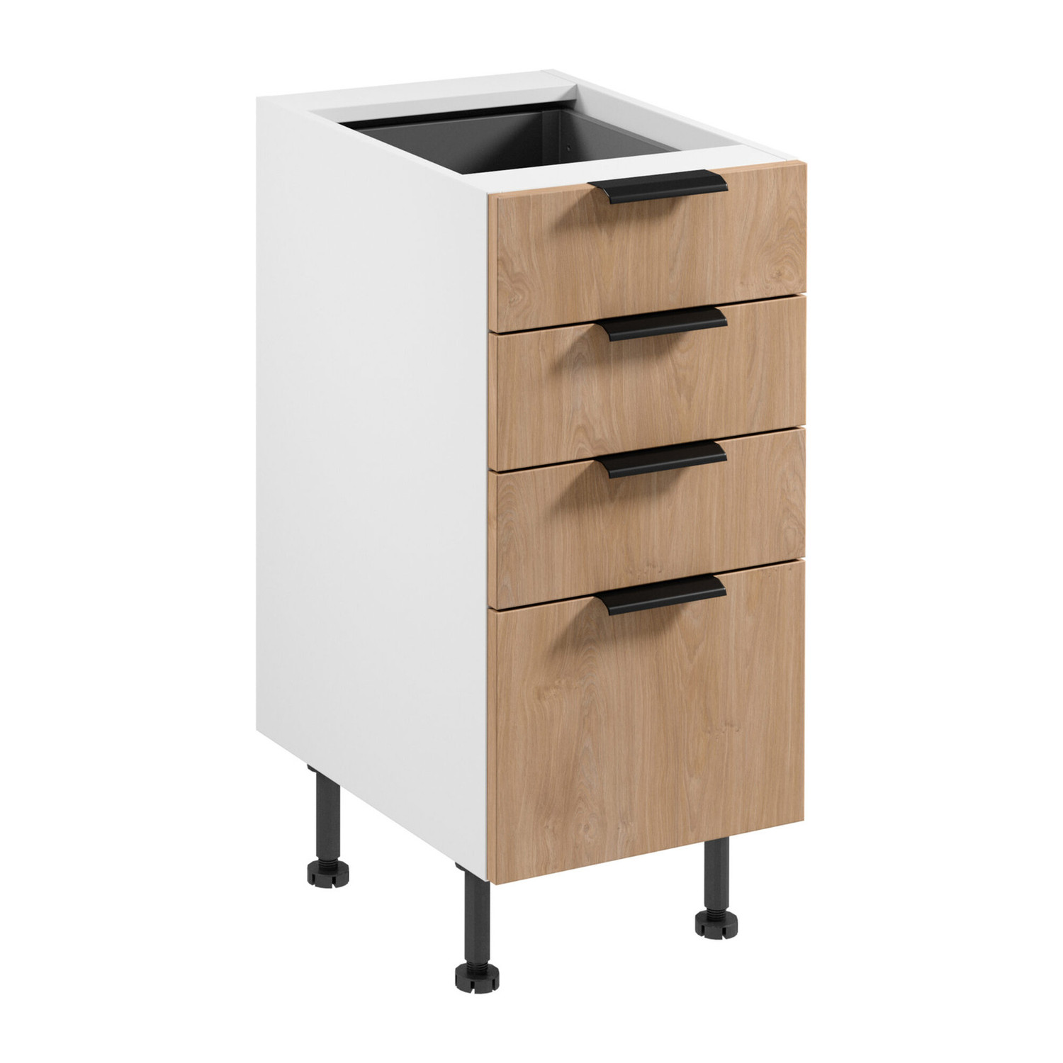 Kuchyňská skříňka SORENTO D40S4 AX - bílá Puccini