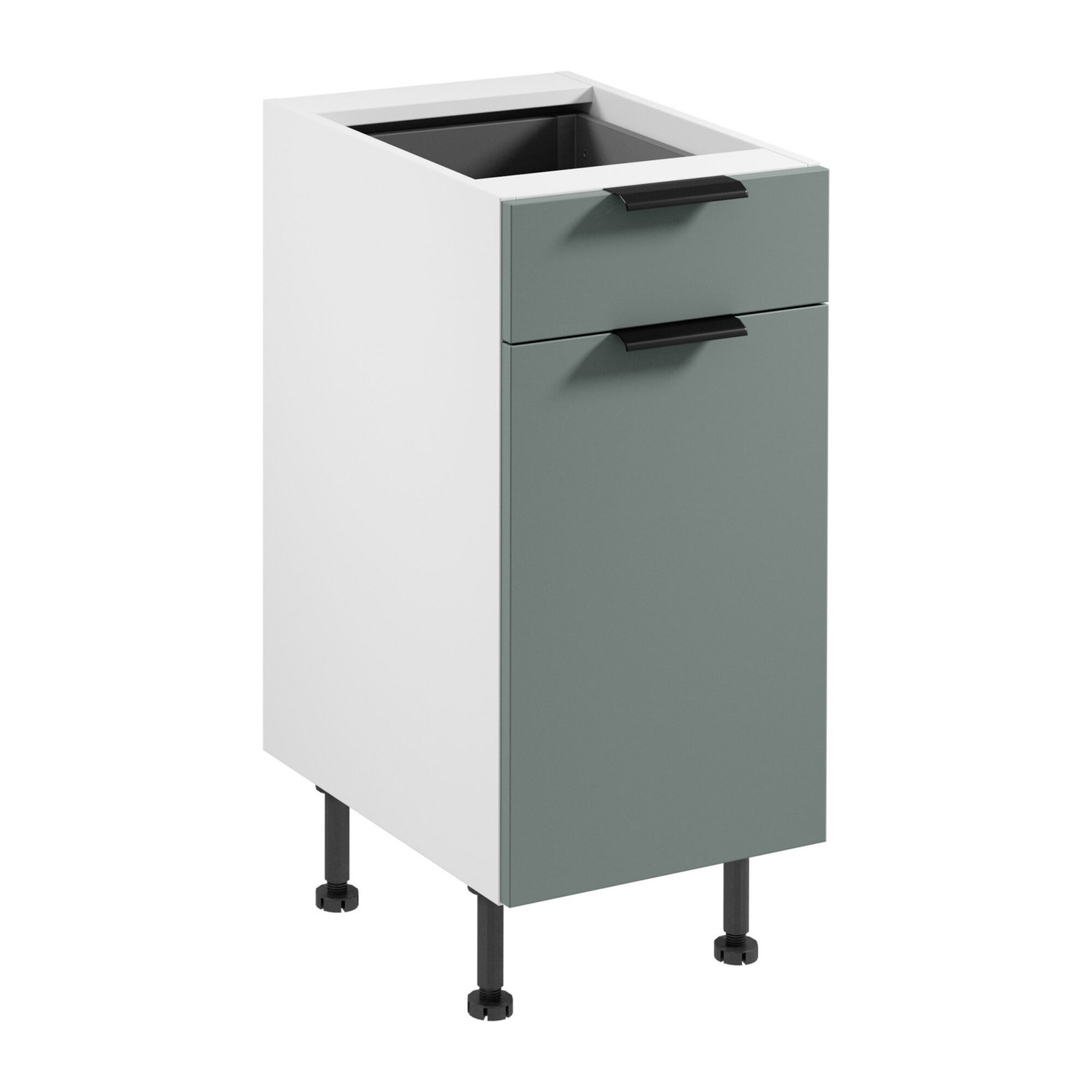 Kuchyňská skříňka SORENTO D40S1 - P/L - bílá Zelená