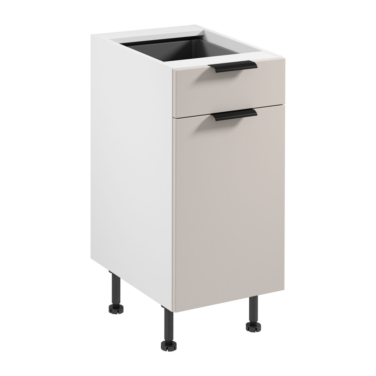 Kuchyňská skříňka SORENTO D40S1 - P/L - bílá Béžová