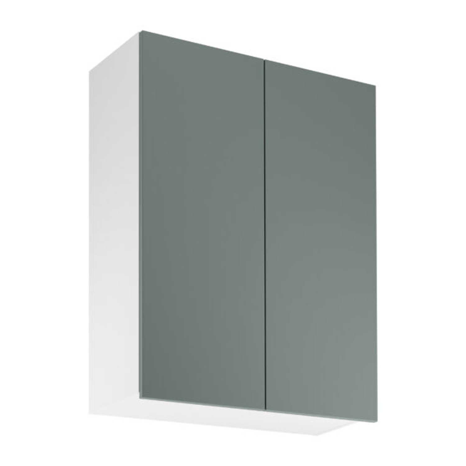 Závěsná kuchyňská skříňka SORENTO G80 - bílá Zelená