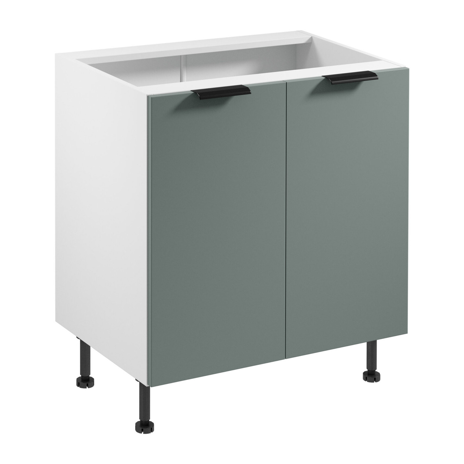 Kuchyňská skříňka SORENTO D80 -  bílá Zelená