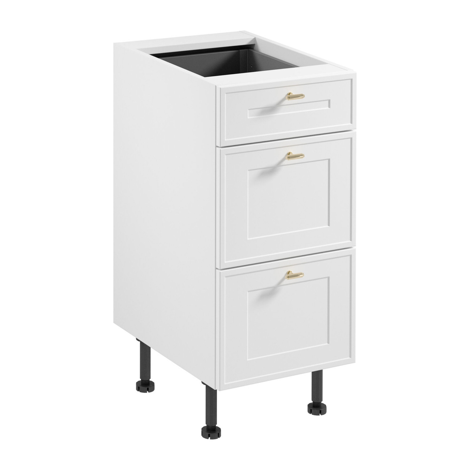 Kuchyňská skříňka SORENTO D40S3 - P/L AX - bílý rám