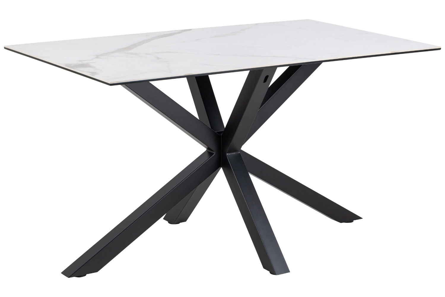 Scandi Bílý keramický jídelní stůl Skyline 135 x 80 cm