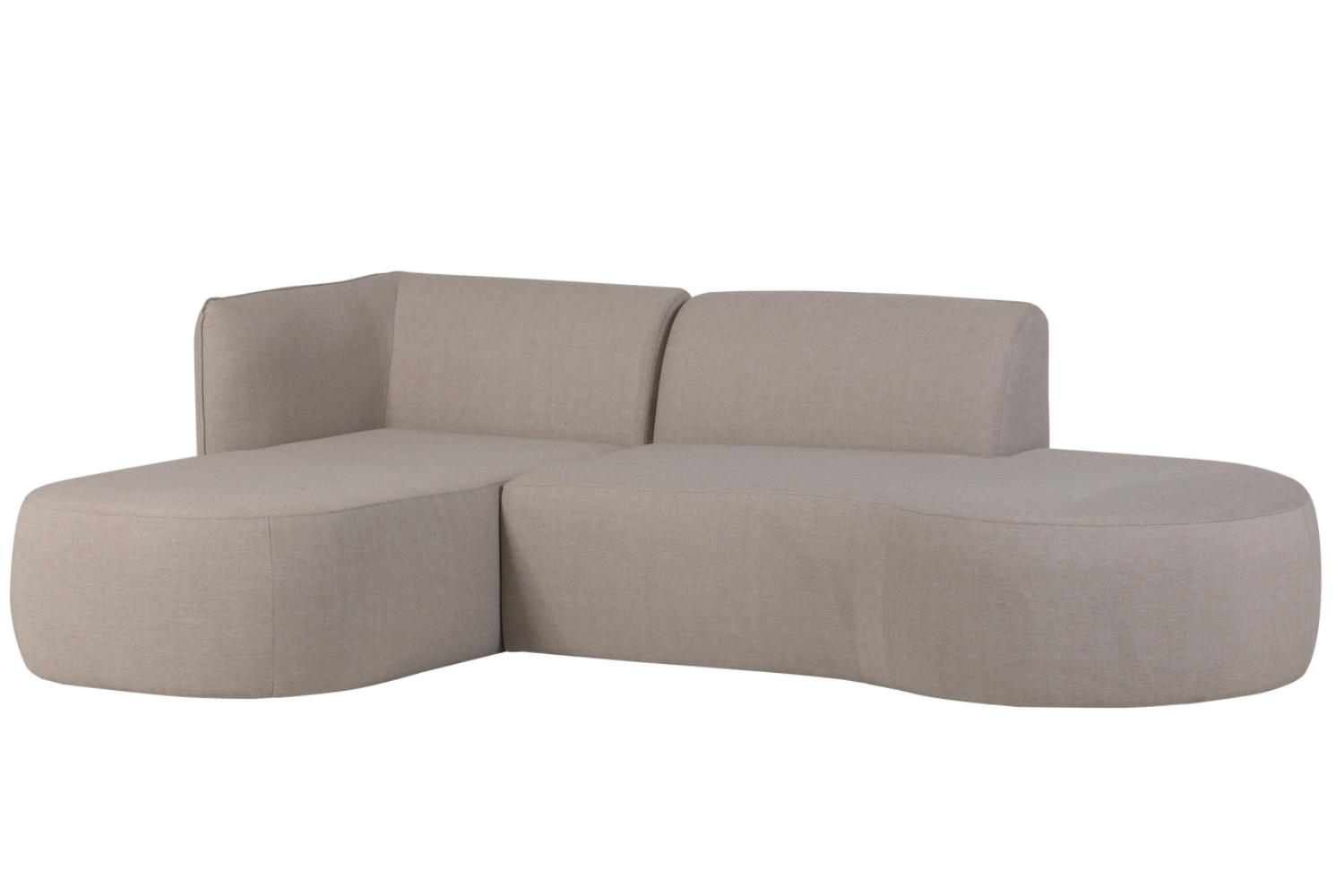 WOOOD Béžová zahradní rohová pohovka Chios 258 cm