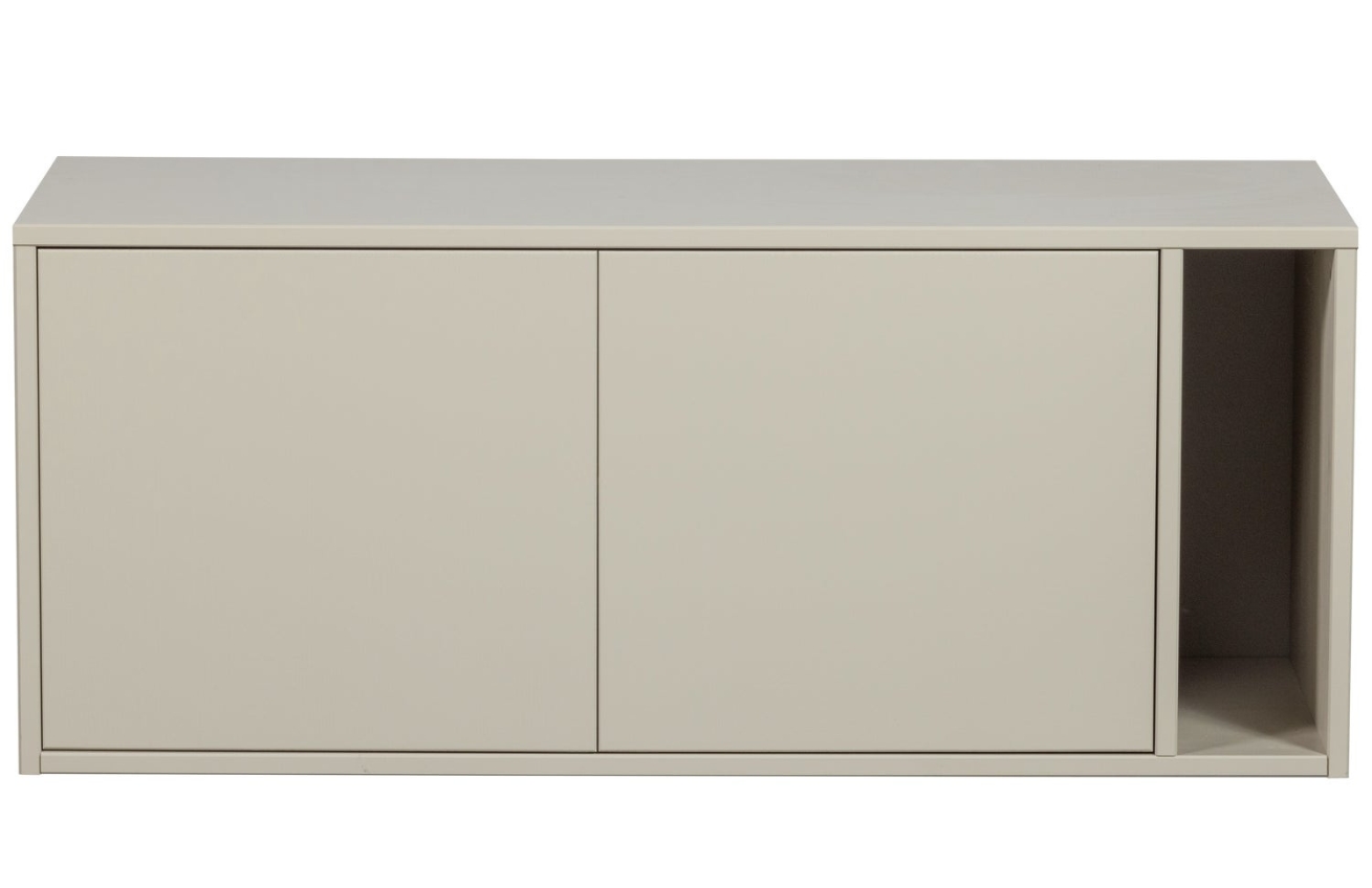 WOOOD Béžový dřevěný TV stolek Settle Down 108 x 44 cm