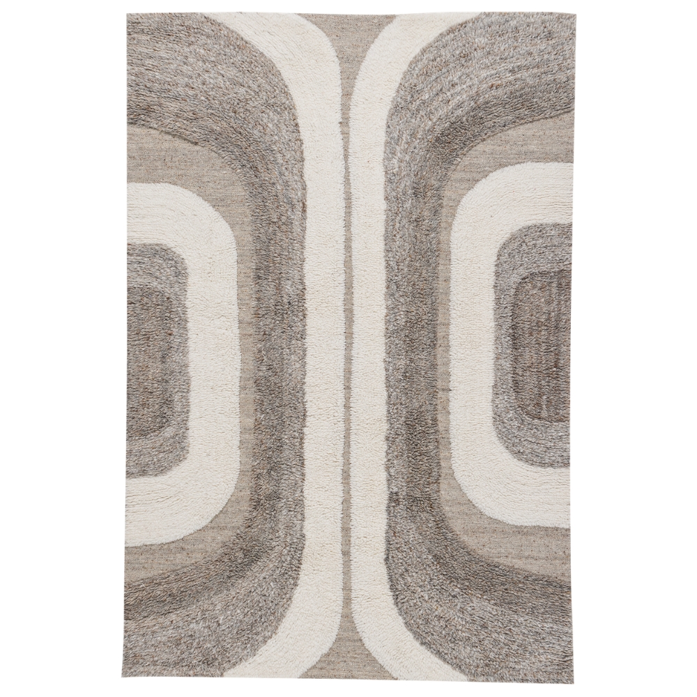 WOOOD Šedobílý koberec Moro 170 x 240 cm