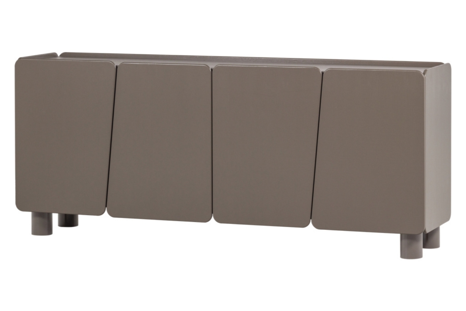 WOOOD Světle hnědá dřevěná komoda Root 200 x 45 cm