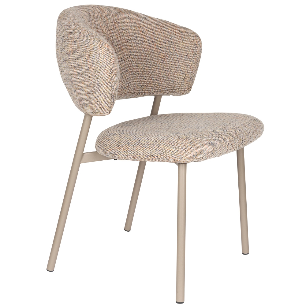 White Label Béžová jídelní židle JASMINE