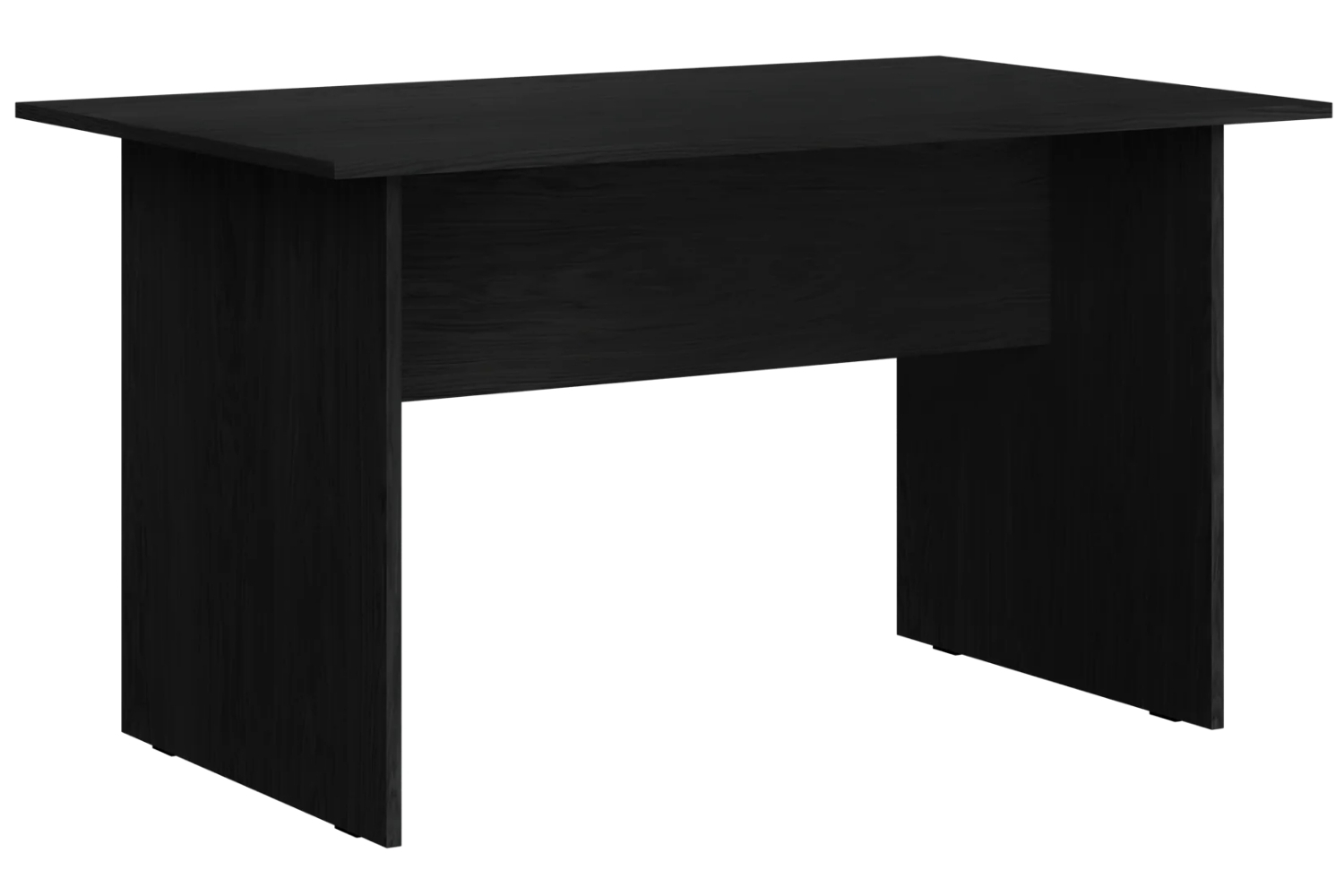 noo.ma Černý dubový jídelní stůl Hett 130 x 80 cm