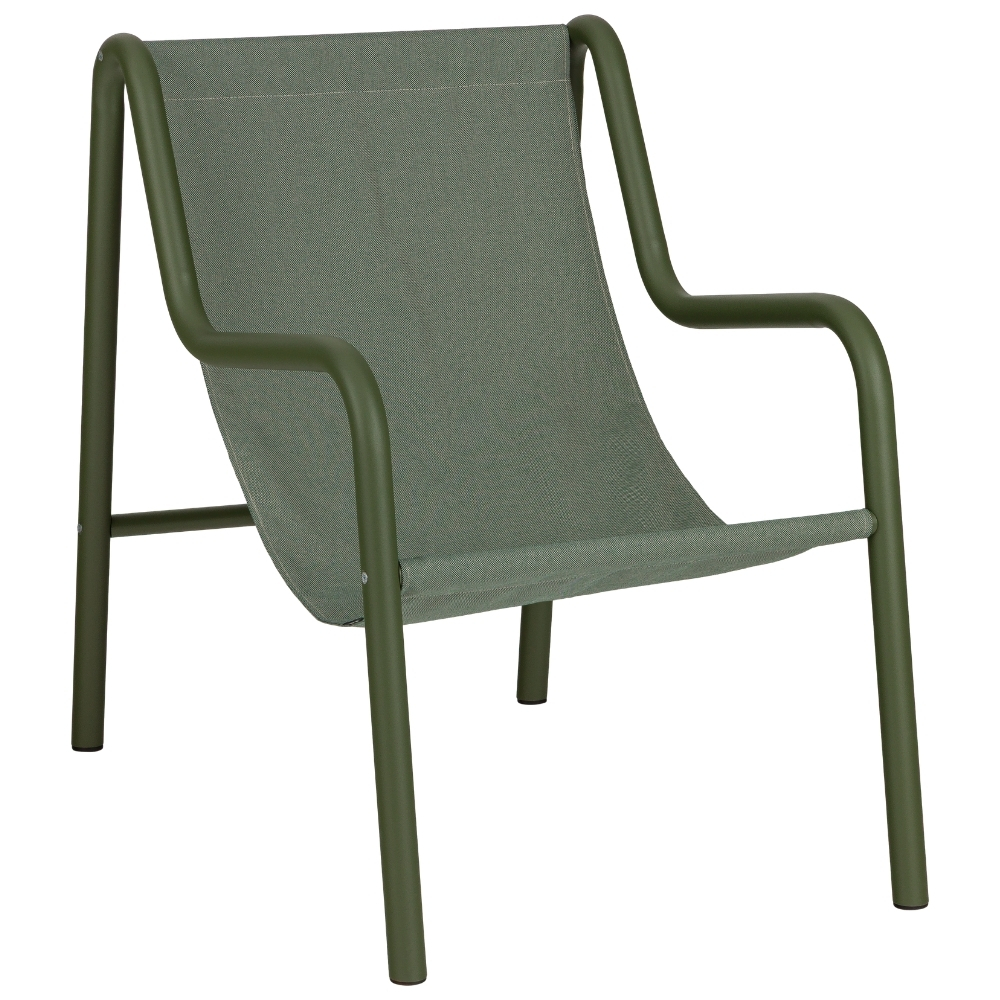 noo.ma Zelené kovové zahradní křeslo Nokk