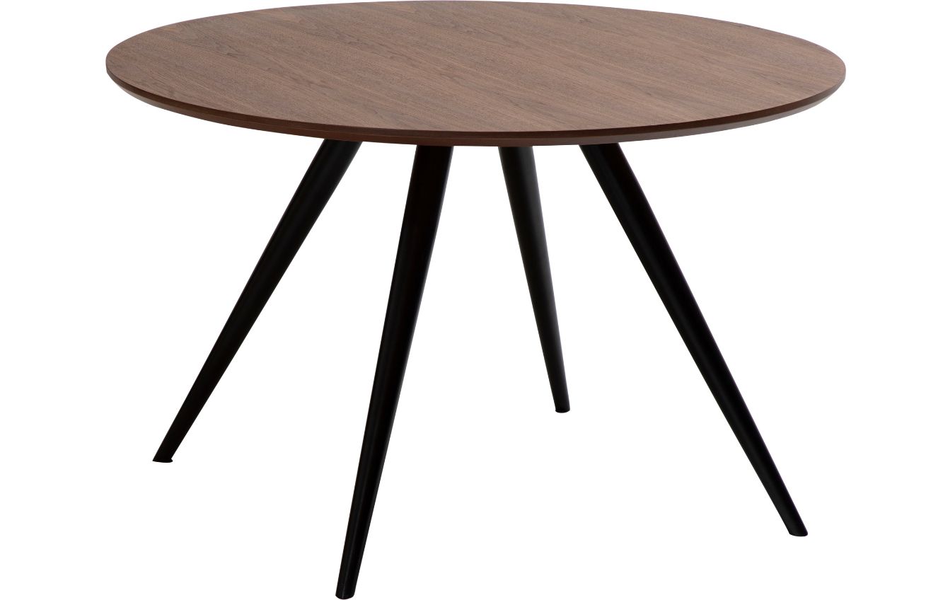 ​​​​​Dan-Form Ořechový kulatý jídelní stůl Eclipse 120 cm – vystavený kus