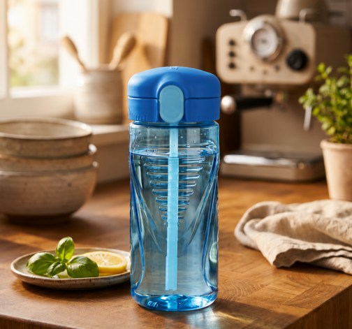 Láhev Quick s brčkem 520 ml
