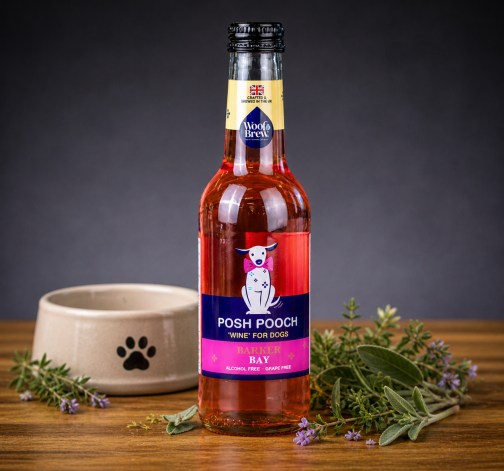 Posh Pooch Barker Bay Víno pro psy 250 ml sklo