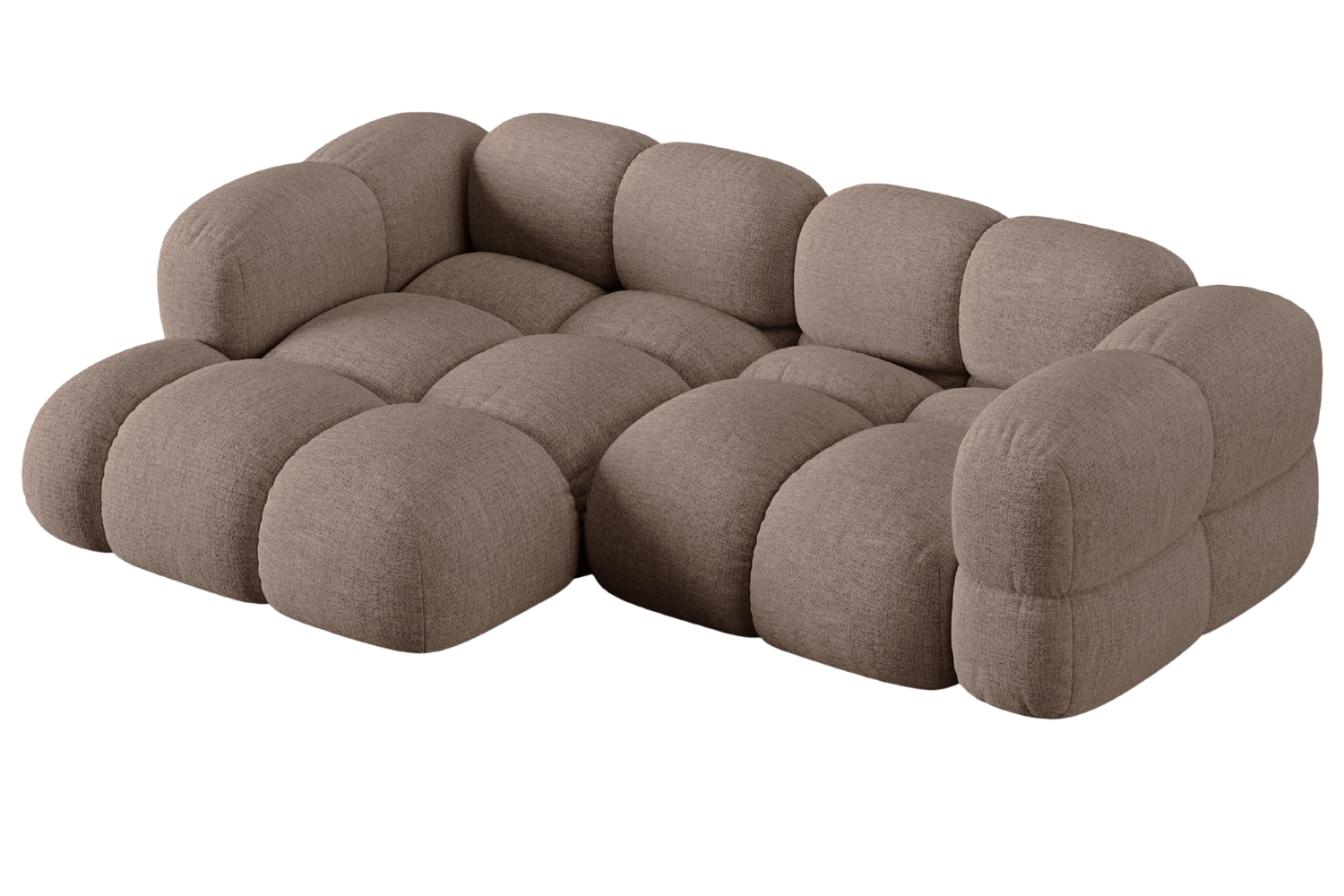 Cosmopolitan Design Světle hnědá rohová pohovka Loretto 250 cm