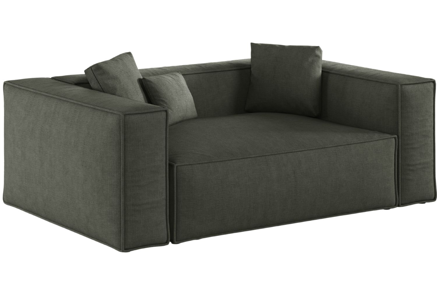 Cosmopolitan Design Tmavě zelená dvoumístná pohovka Aveiro 180 cm