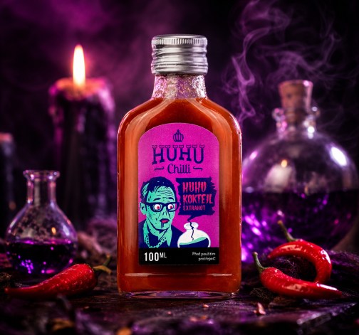 Huhu Chilli Huhukoktejl 100ml extrahot