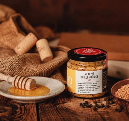 Huhu Chilli  hořčice medová  200 g