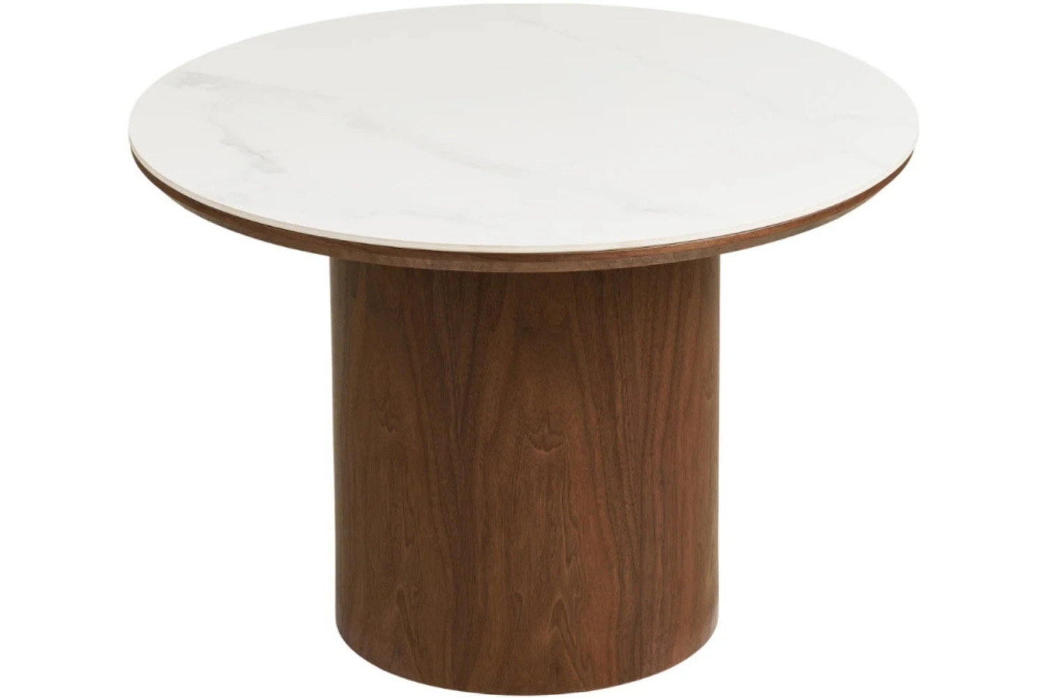 Nordic Living Bílý keramický konferenční stolek Oli 60 cm