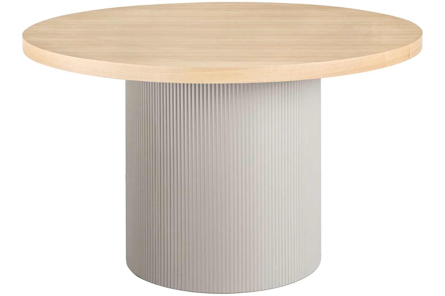 Nordic Living Dřevěný kulatý jídelní stůl Sola 120 cm