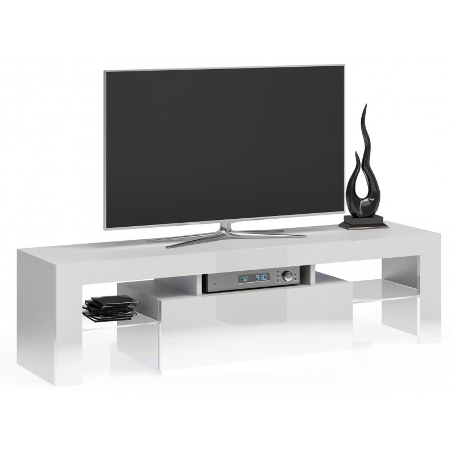 Stolek pod televizi DEKO 140 cm bílý