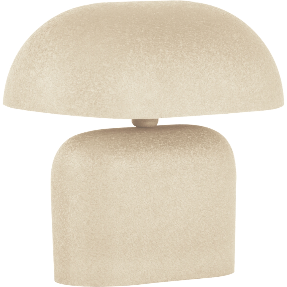WOOOD Béžová kovová stolní lampa Tilo