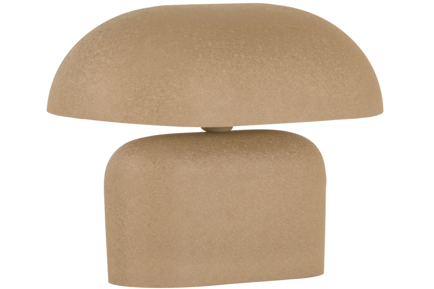 WOOOD Světle hnědá kovová stolní lampa Tilo
