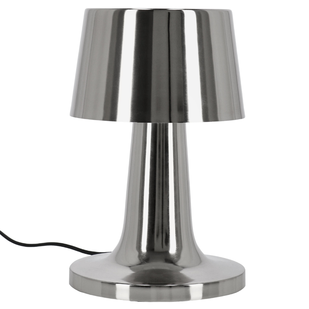 Bizzotto Stříbrná koková stolní lampa Turner 39 cm