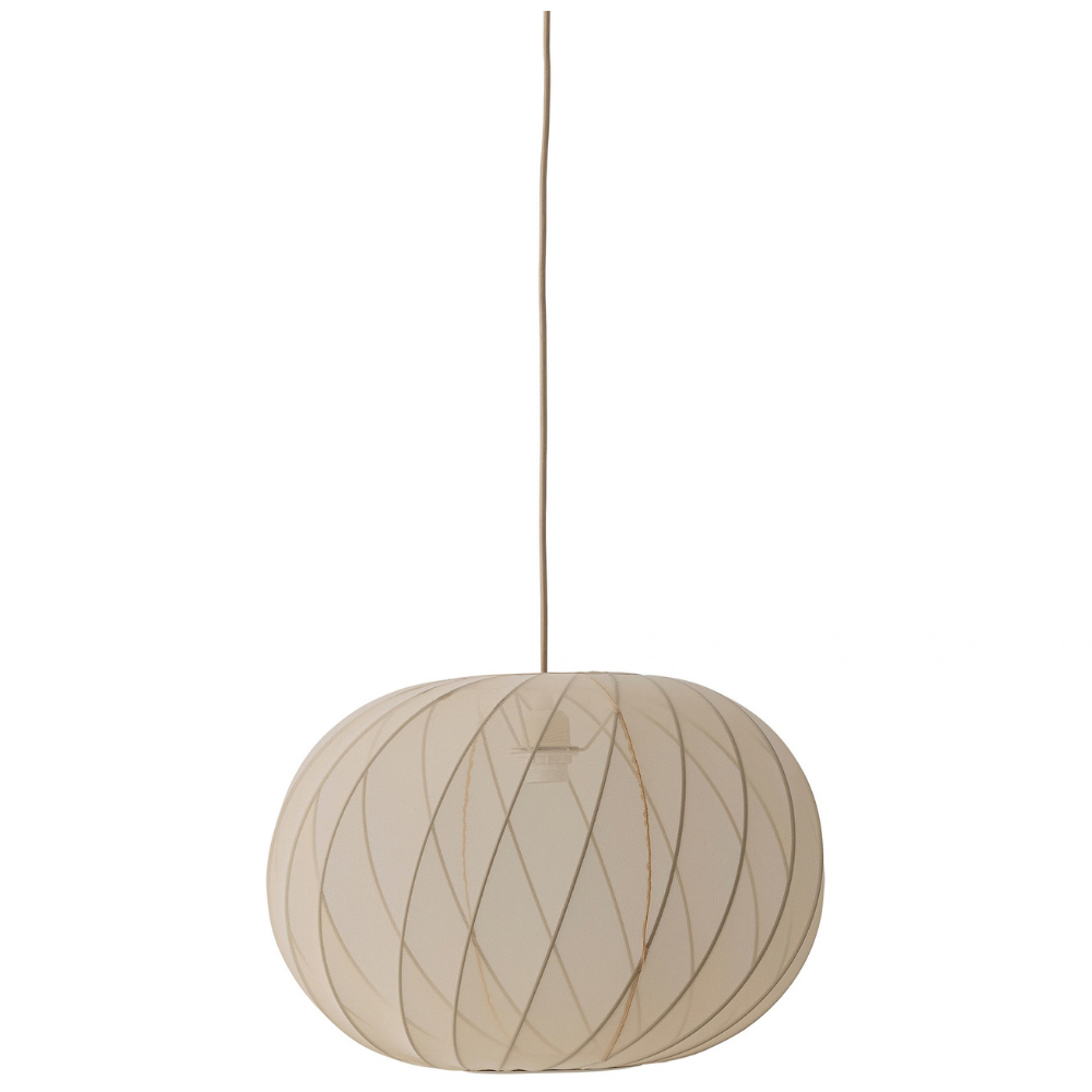 Bloomingville Béžové závěsné světlo Piola 50 cm