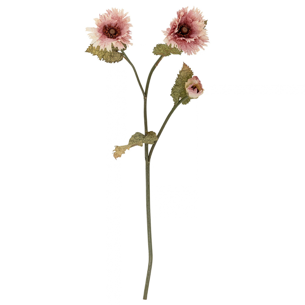 Bloomingville Růžová umělá květina Chrysantemum 96 cm