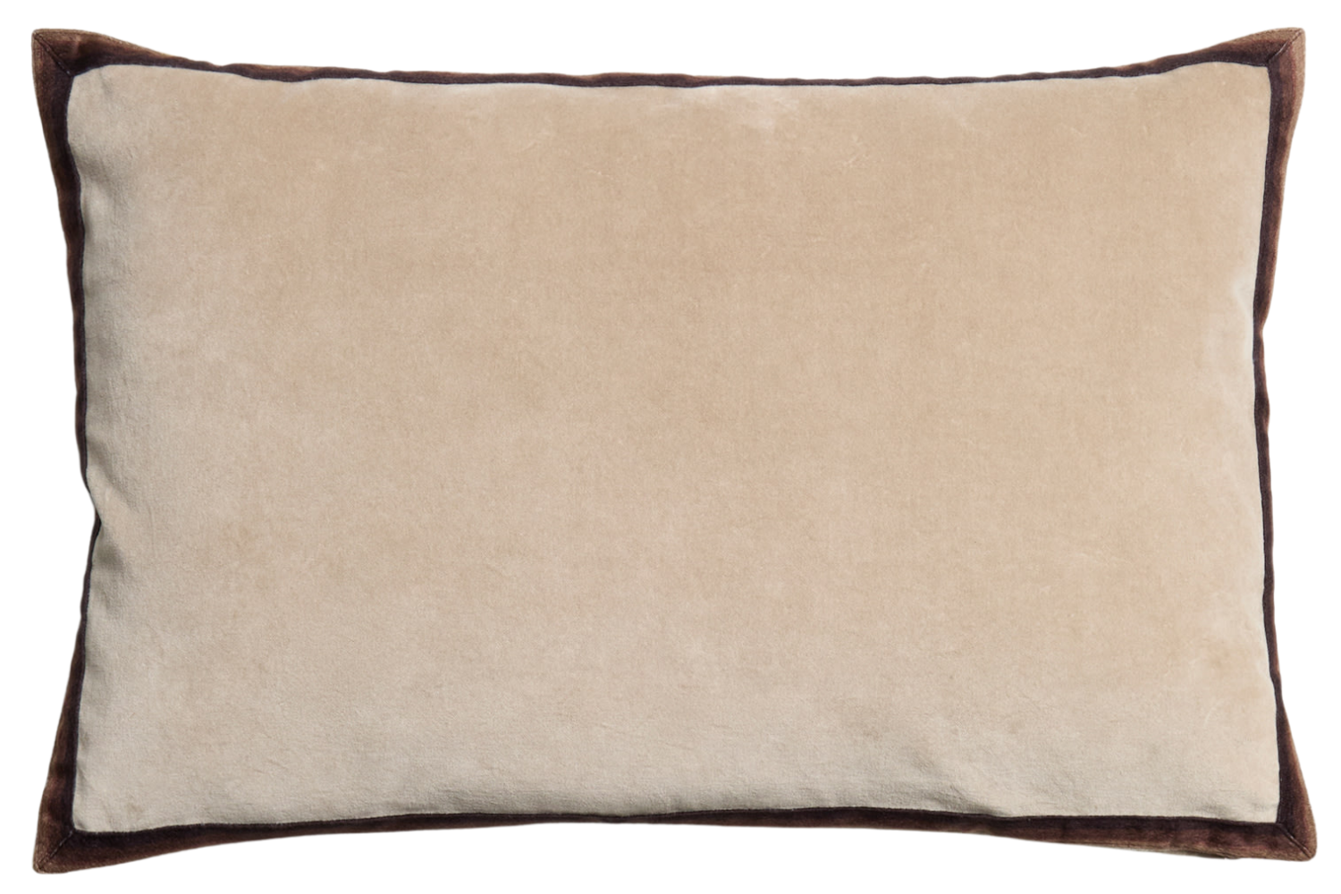 Kave Home Béžový sametový povlak na polštář Niroi 40 x 60 cm