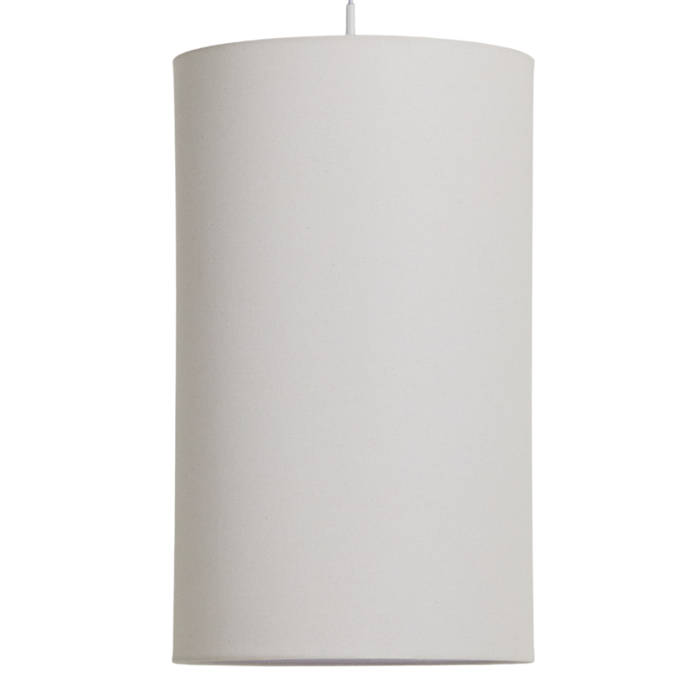 Kave Home Bílé bavlněné závěsné stínidlo Niani Ø30 cm