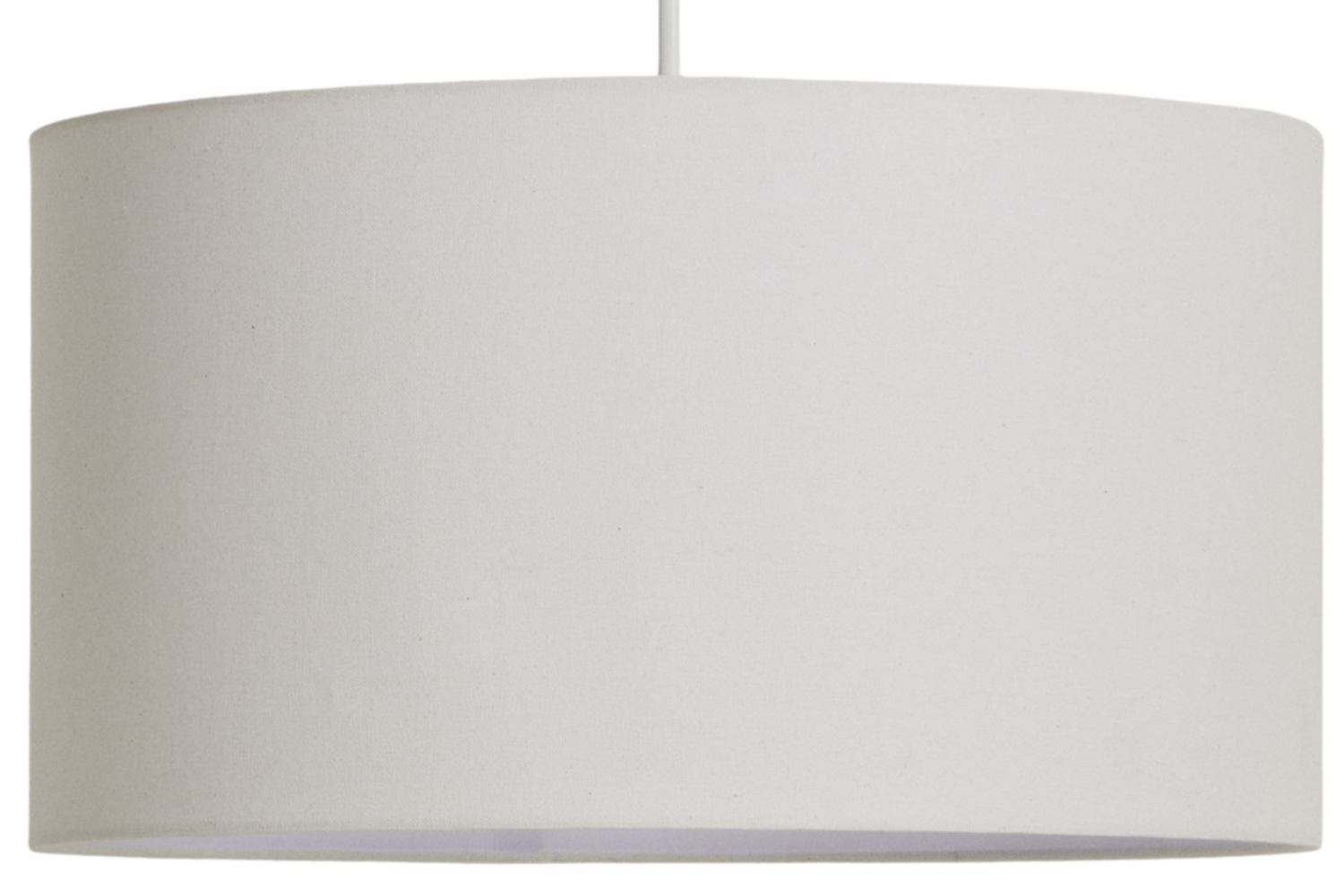 Kave Home Bílé bavlněné závěsné stínidlo Niani Ø45 cm